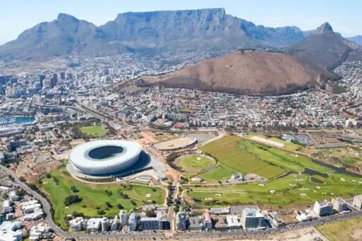 Kaapstad met de Tafelberg op de achtergrond